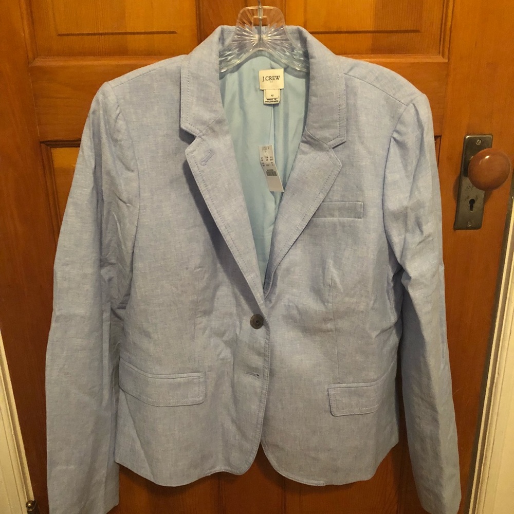 J. Crew Light Blue Summer Blazer NWT